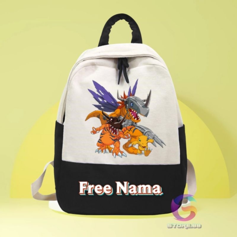 TAS DIGIMON ADVENTURE TAS ANAK SEKOLAH