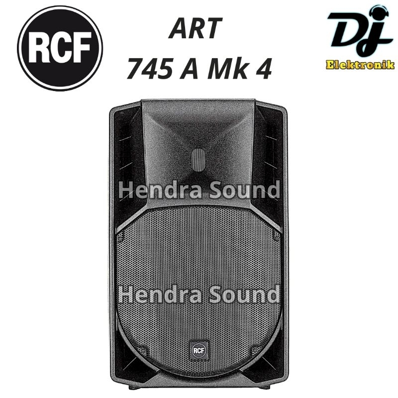 RCF ● ART 745A Mk4 / ART745 A Mk4 - Speaker Aktif 15 inch (ORI ITALY)