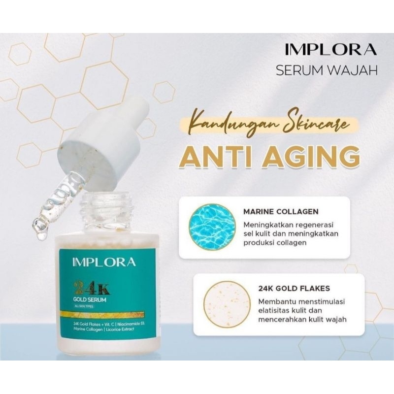 IMPLORA SERUM 24k GOLD ANTI AGING