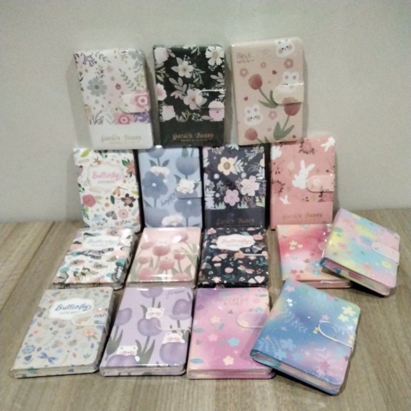 

Note book kecil kancing magnet