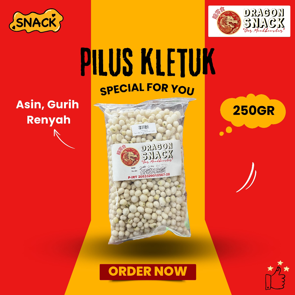 

PILUS CIKUR 250GR (DRAGON SNACK)