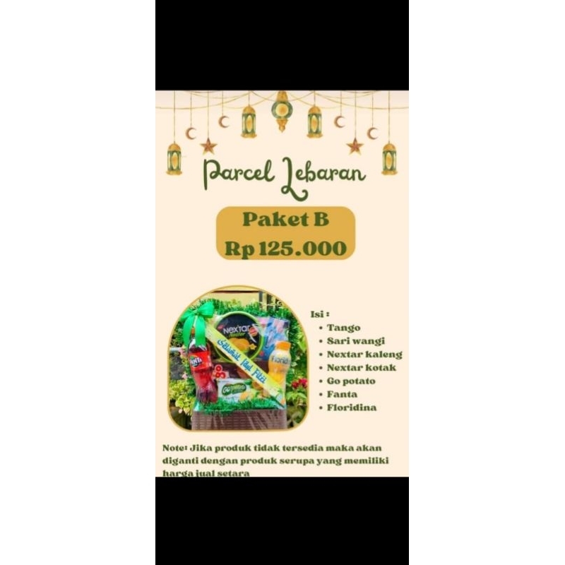 

PARCEL LEBARAN 125 rb