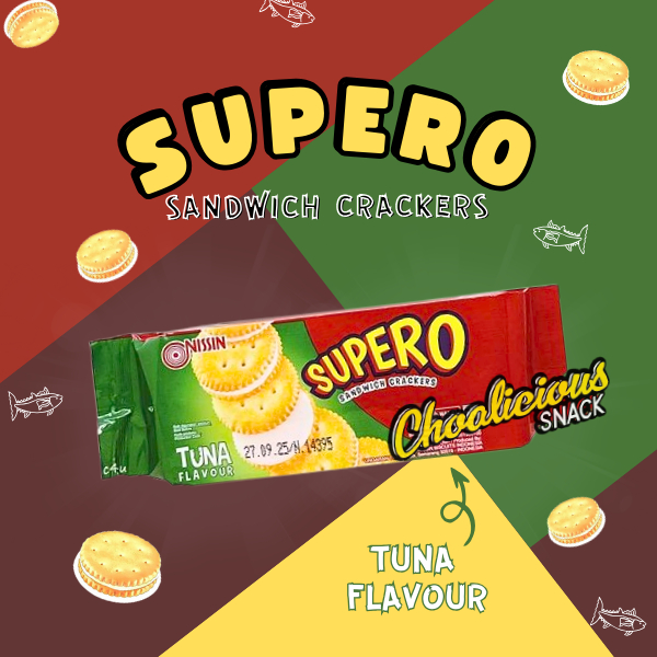 

NISSIN SUPERO Biskuit Cream Sandwich @ 90 gr