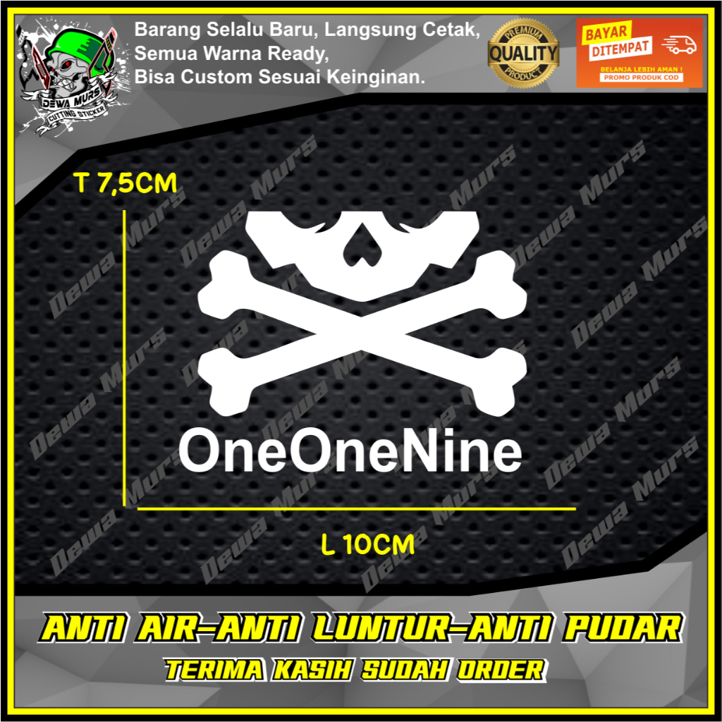 Cutting Sticker OneOneNine