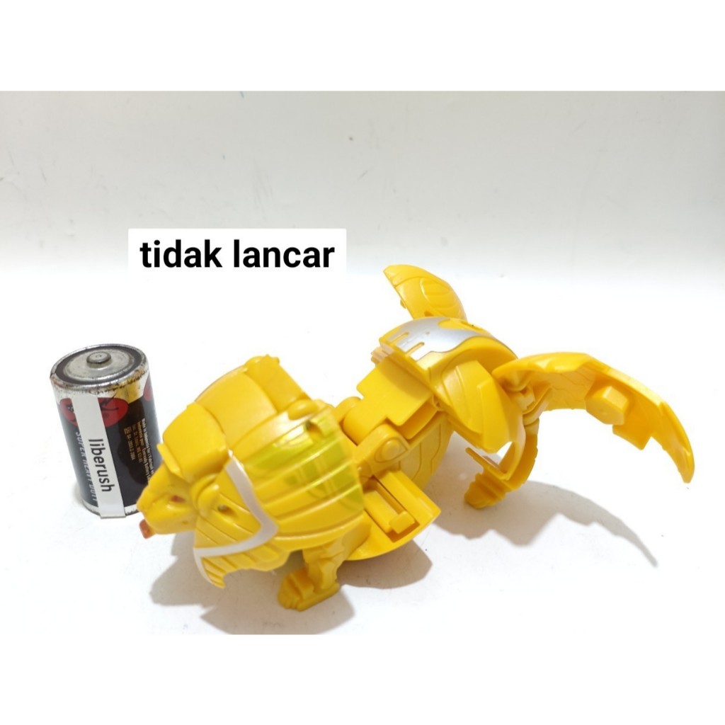 bakugan battle planet evolutions deka jumbo ball aurelus pharol platinum figure robot