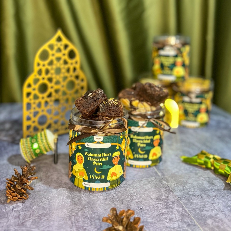 

[EID 2025] Brownie Jars (12 pcs bite size) | Kue Kering