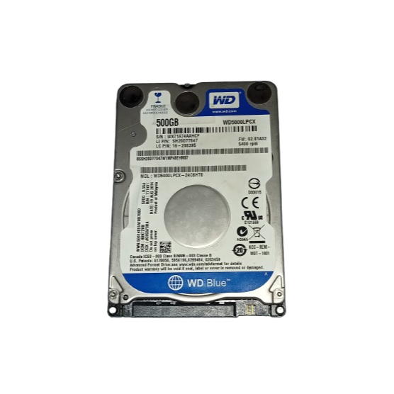 WD Blue WD5000LPCX-24C6HT0 HDD Laptop 500GB Slim Hard Disk Internal Laptop