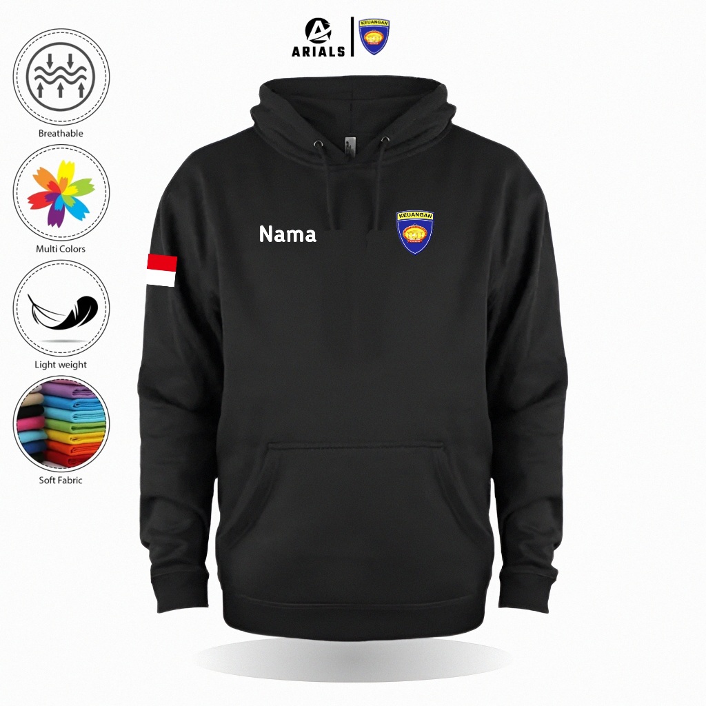 Arials Hoodie Sweater KEUANGAN POLRI Republik Indonesia