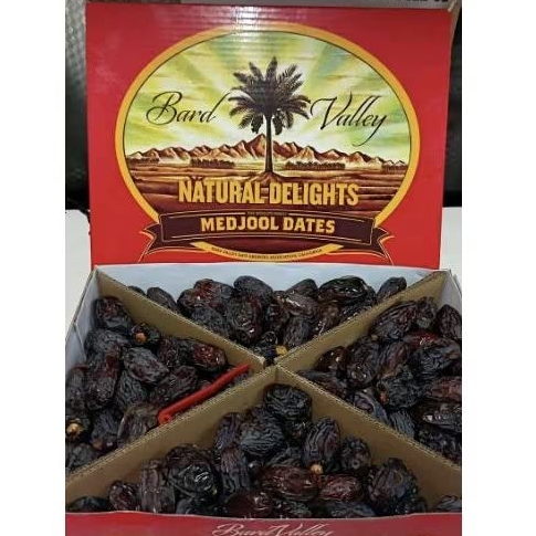

Buah kurma medjool natural delight Bard valley jumbo box -+ 5 kg