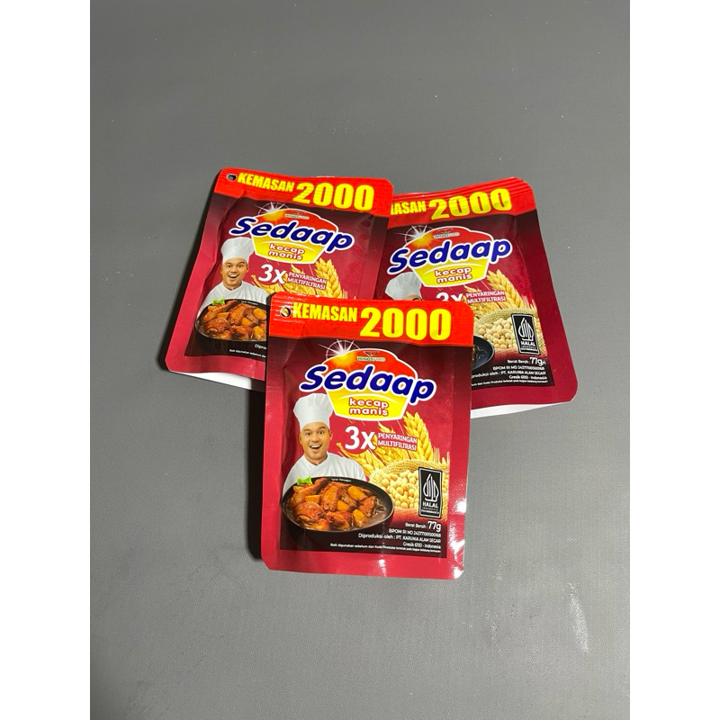 

Kecap Sedap (5 pcs) Kecap Sedap Bumbu Dapur (77gr)