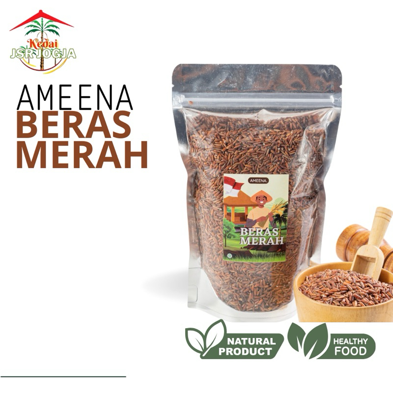 

Beras Merah Organik 500GR | Ameena Premium Quality