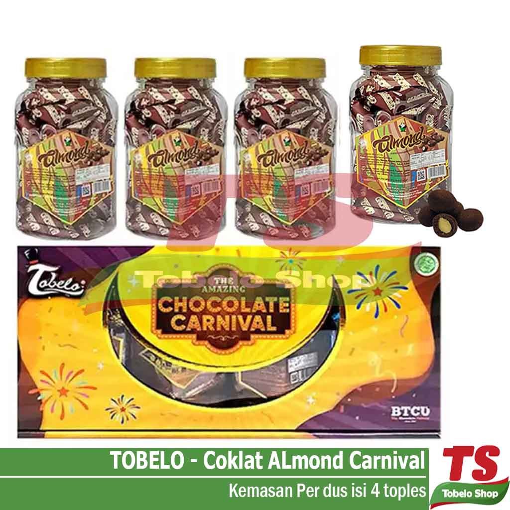 

TOBELO COKLAT ALMOND CARNIVAL ISI 4 TOPLES / COKELAT ALMOND TOBELO