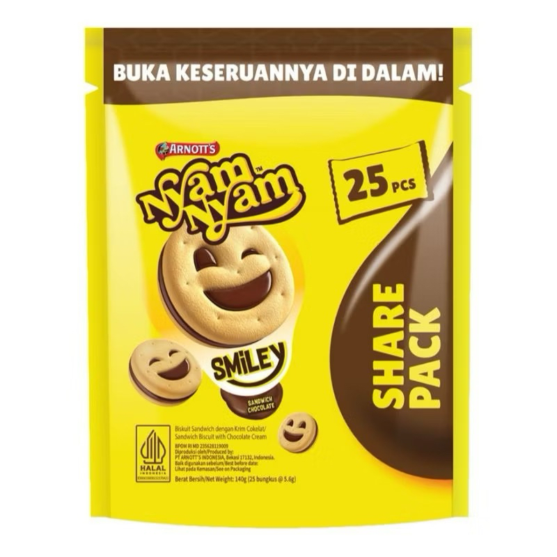 

Nyam Nyam Share Pack Smiley 140Gram