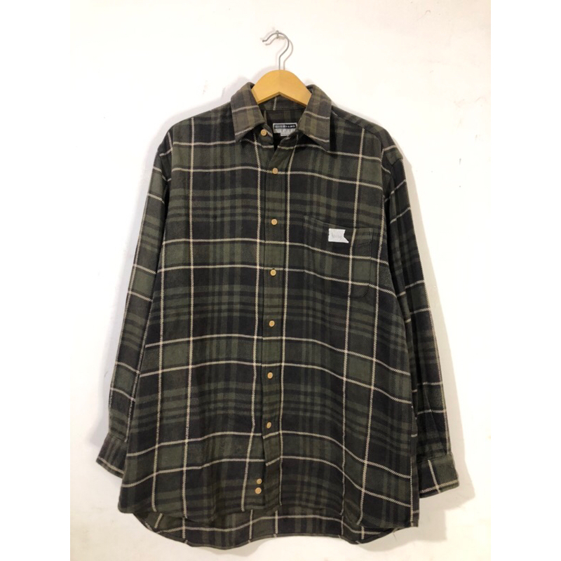 Giordano Heavy Cotton Flannel/Overshirt Original