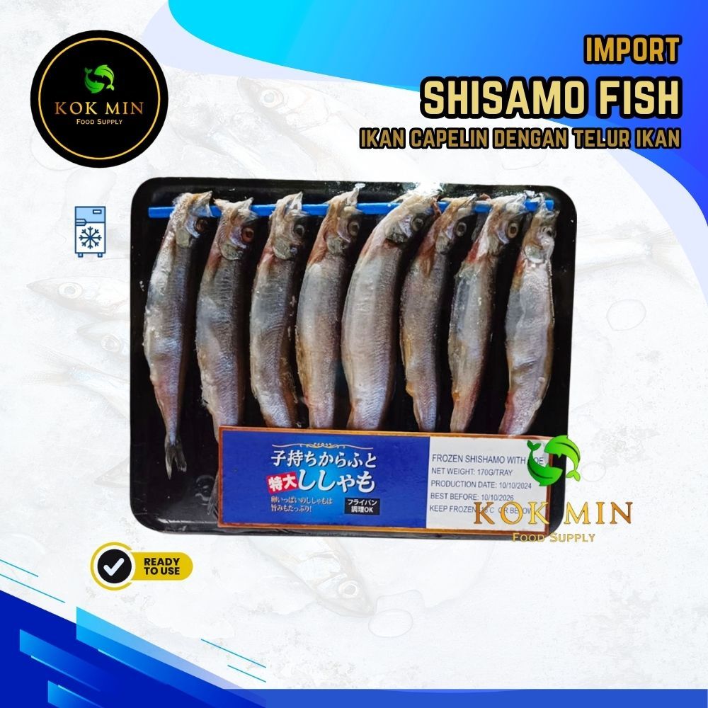 

Shisamo Fish / Ikan Capelin - 8 pcs