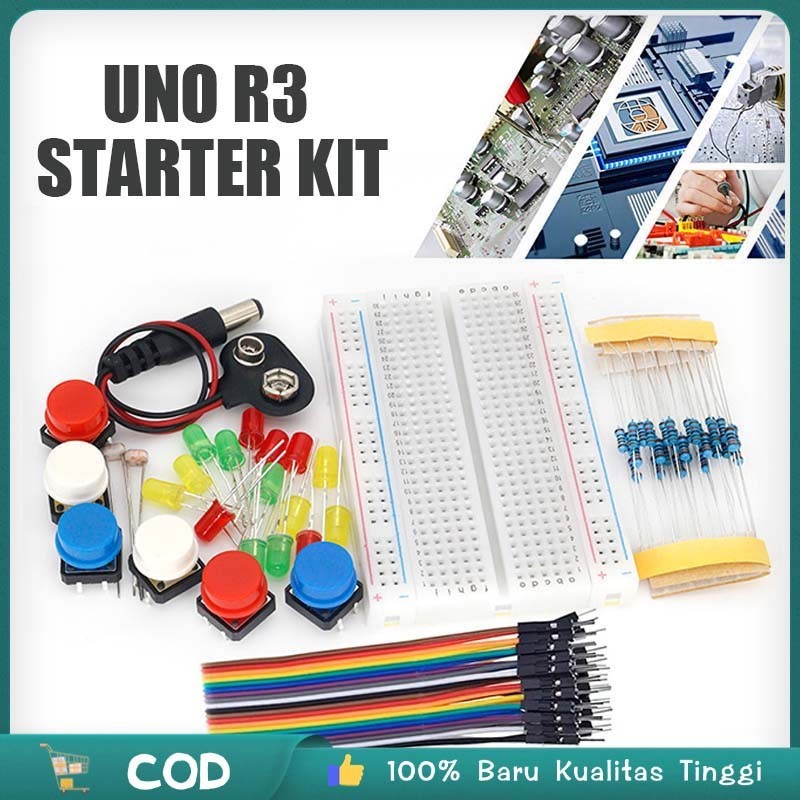Arduino Kit Lengkap Arduino Uno R3 Dip Arduino Kit Arduino Uno Starter Kit