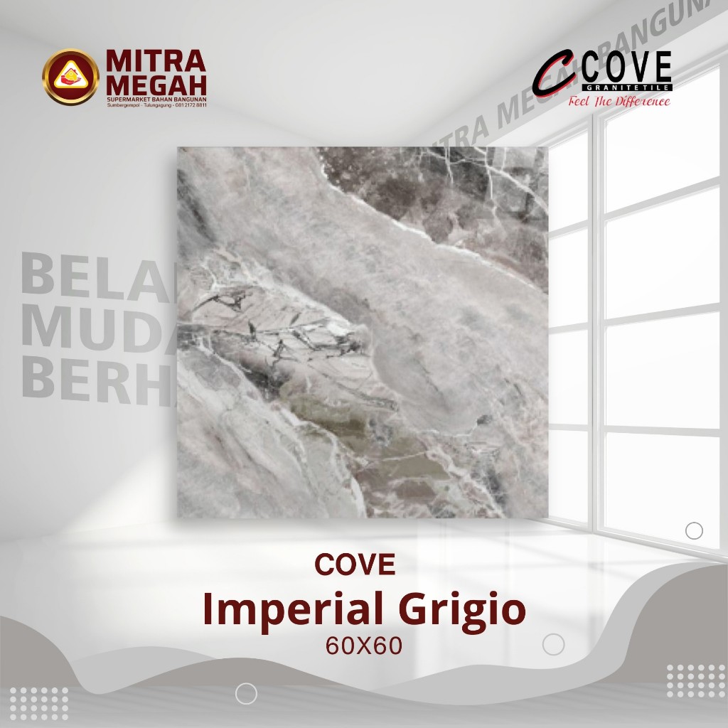 KERAMIK GRANIT COVE 6060 Imperial Grigio