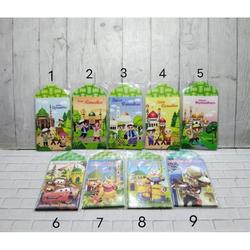 

AMPLOP LEBARAN KECIL ISI 8 LEMBAR / AMPLOP IDUL FITRI 2025 / AMPLOP THR