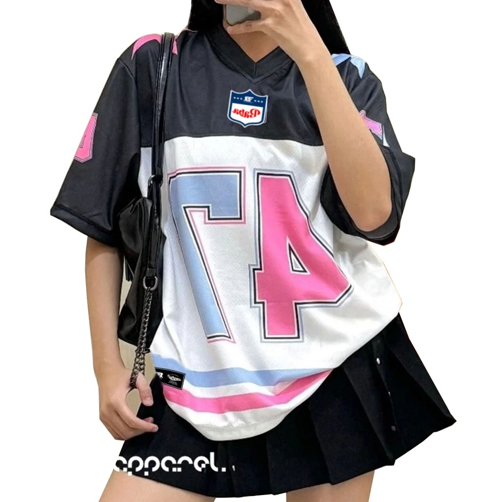 Baju Jersey Streetwear Unisex Oversize / Jersey Vintage / Retro / Jersey Hockey / Jersey Rugby