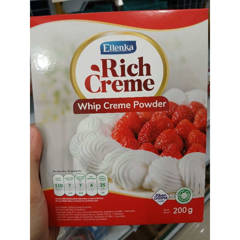 

Rich Creme Whip Cream 200g