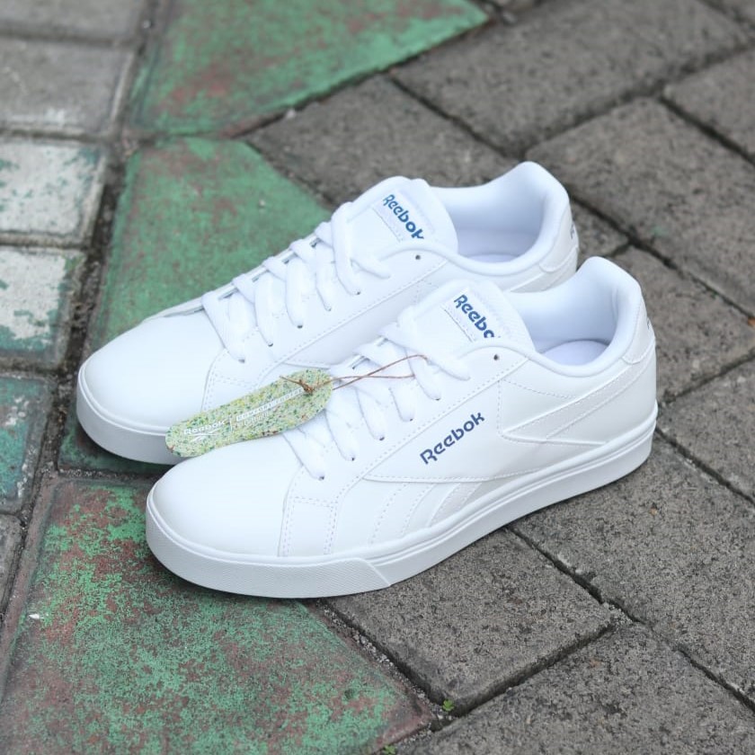 Reebok Royal Complete 3 Low - White Navy / Sepatu Reebok Original Resmi / Sepatu Reebok Putih Pria