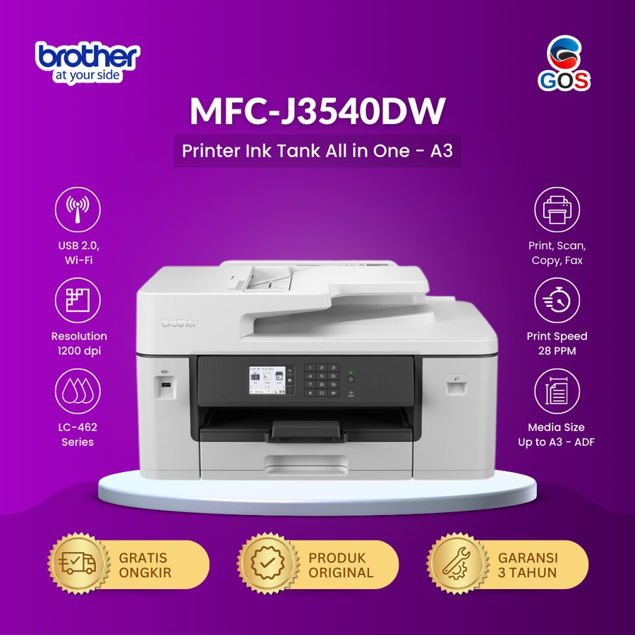 BROTHER Printer Inkjet MFC J3540 DW