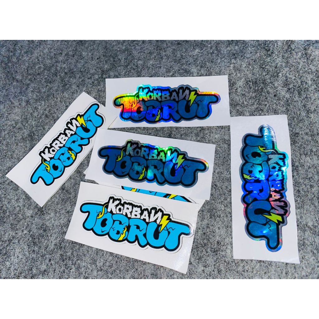 

Sticker Koerban To berut - Stiker buat Hp Laptop Helm Gelas Tumbler motor mobil kaca anti luntur