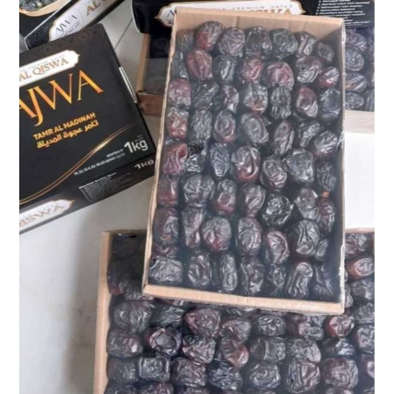 

Kurma Ajwa Kurma Nabi Al Qiswa 1kg
