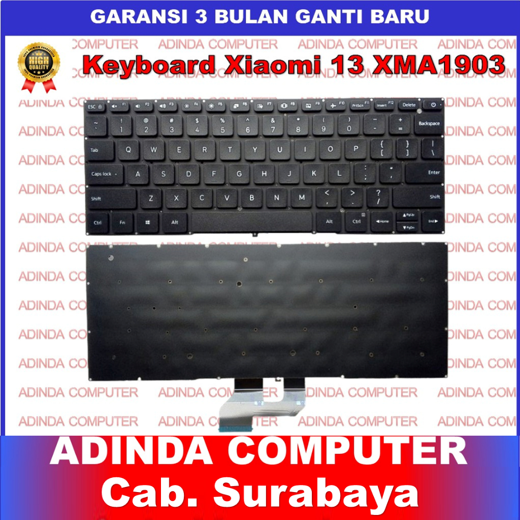 Keyboard Xiaomi Redmibook 13 XMA1903 XMA1903-AN XMA1903-DJ XMA1903-BB XMA1903-AF AIR-15 M3 XMA1903