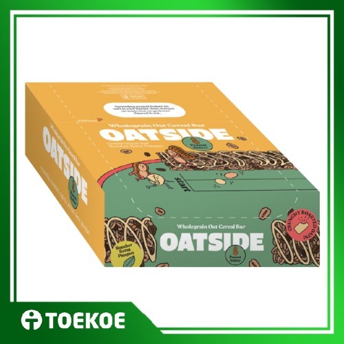 

TOEKOE Oatside Snack Bar Peanut Butter Coklat Isi 12pcs
