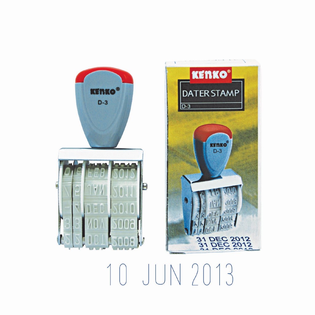 

KENKO DATE STAMP D-3 / CAP TANGGAL (5mm) - 1 PCS