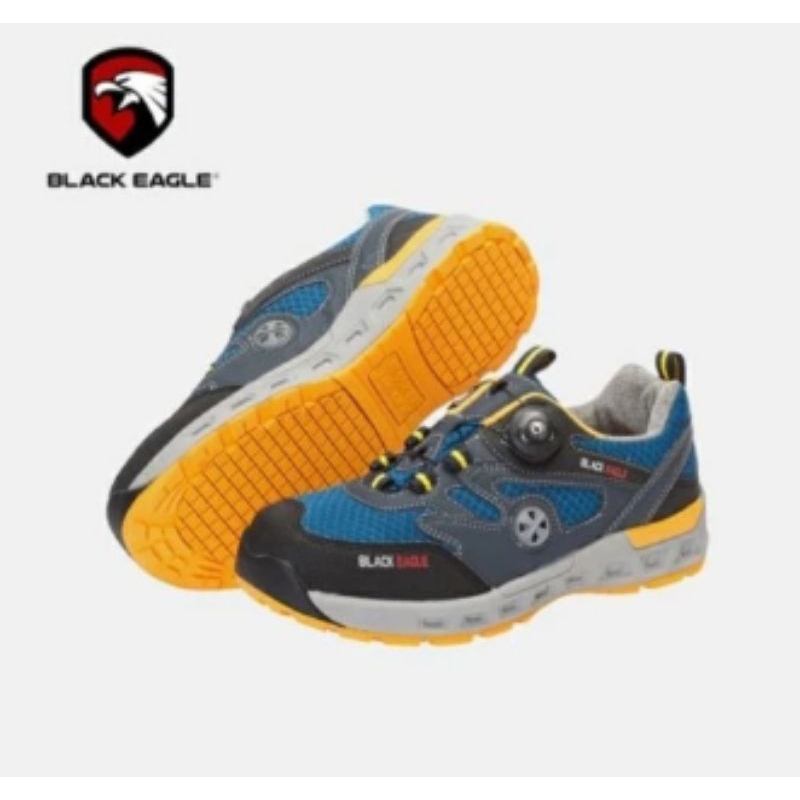 Sepatu Safety Black Eagle / Sepatu Safety Sport BLACK EAGLE VC-401N(BLUE) FASTRACK 100% ORIGINAL BNI