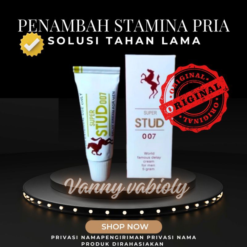 Cream Stud 007  Original Obat Pria Tahan Lama Ampuh Mengobati Impotensi