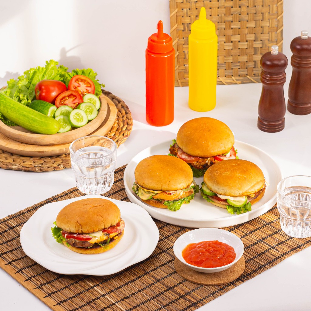 

Burger Hamburger Aneka Rasa Lezat Enak Sehat 4 Burger