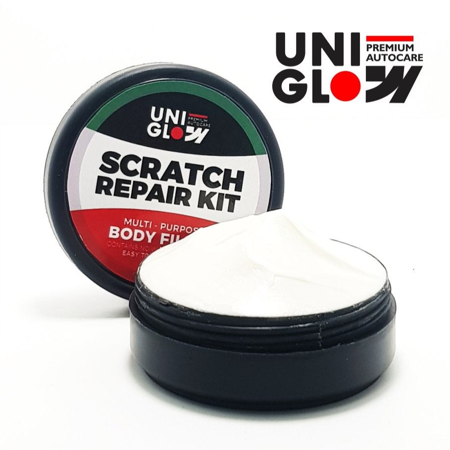 Flowbeeshop Uniglow Paket Pembersih Jamur Kaca + Pembersih Kaca Lampu Mobil Buram + Penghilang Baret