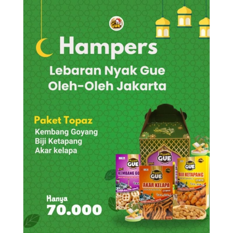 

Hampers/Parcel Lebaran Idul Fitri Oleh Oleh Jakarta Nyak Gue