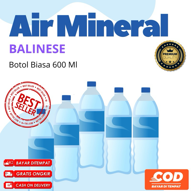 

[PROMO] Air Mineral Balinese (600 Ml Botol Biasa)