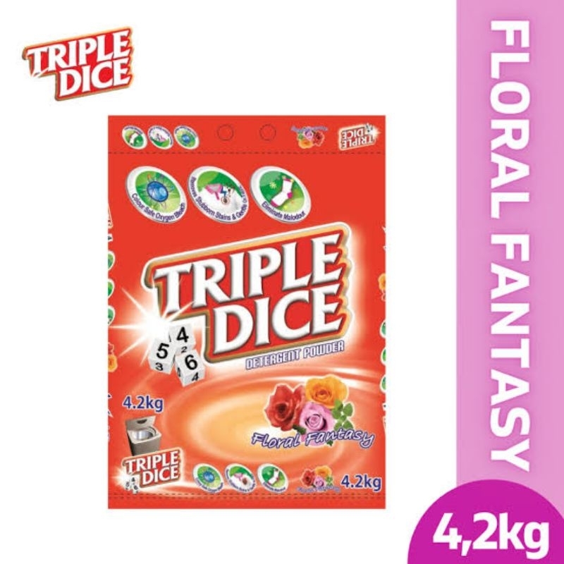 Triple Dice Deterjen Bubuk 4,2 kg