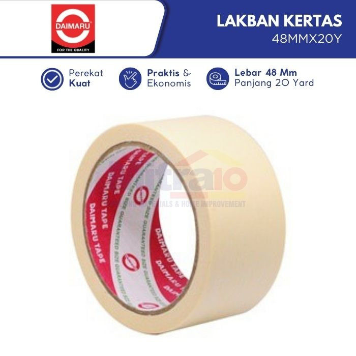 

Masking Tape Daimaru / Lakban Kertas Besar