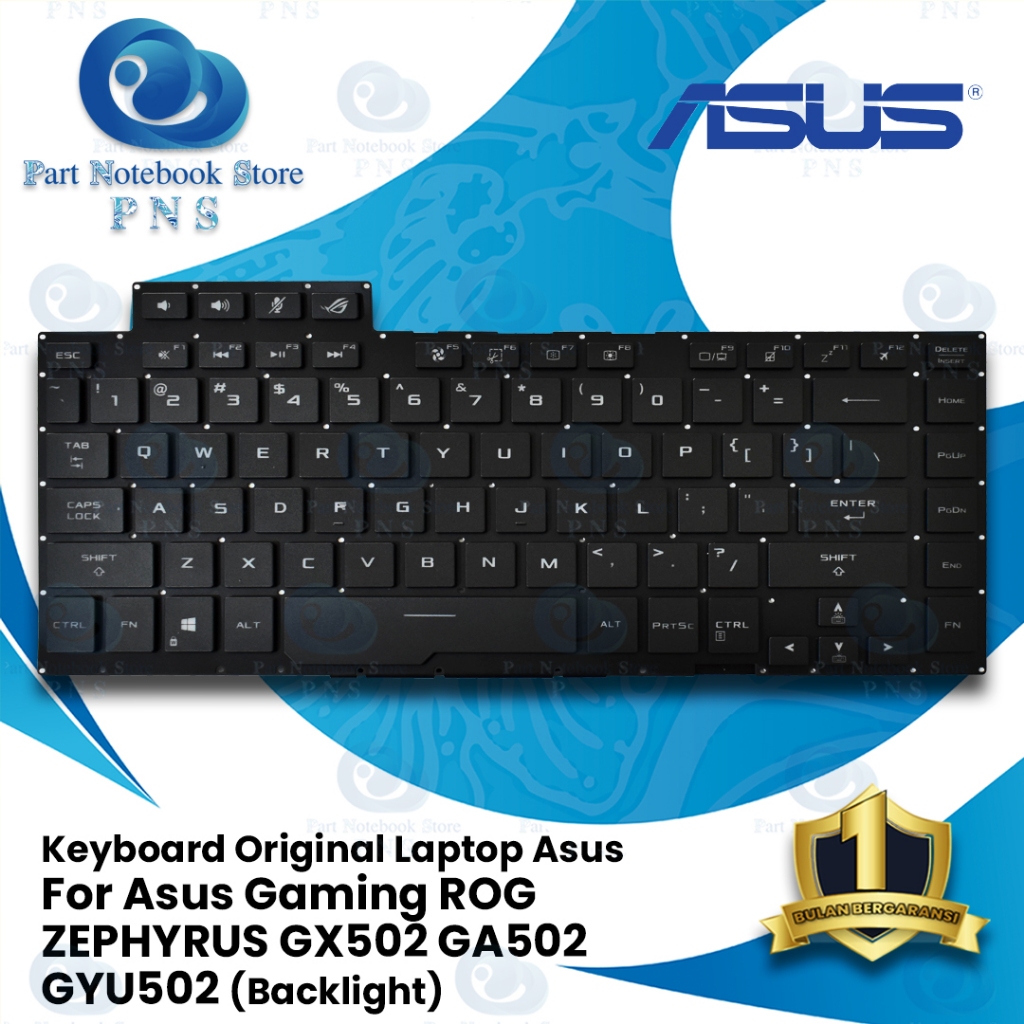 Keyboard Original Laptop Asus ROG ZEPHYRUS GX502 GA502 Backlight