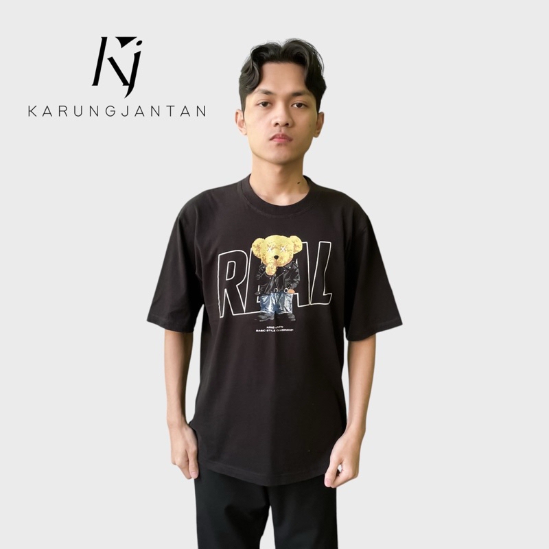 Karung Jantan "Real" Black T-shirt