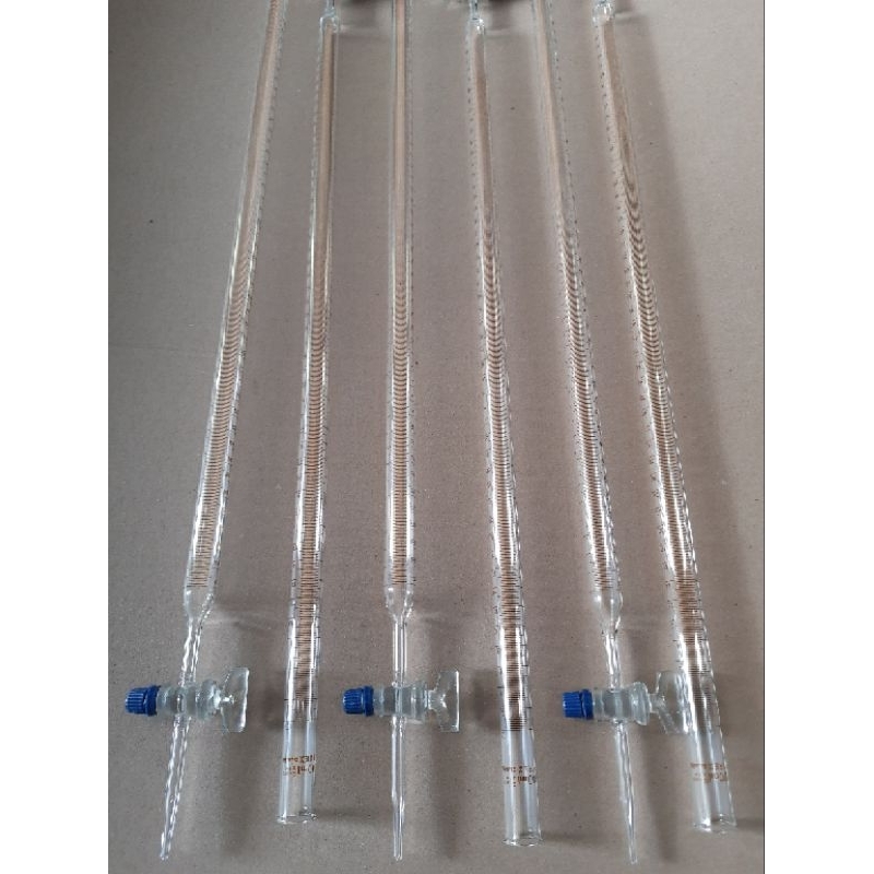 Buret 100ml Pyrex Kran Glass