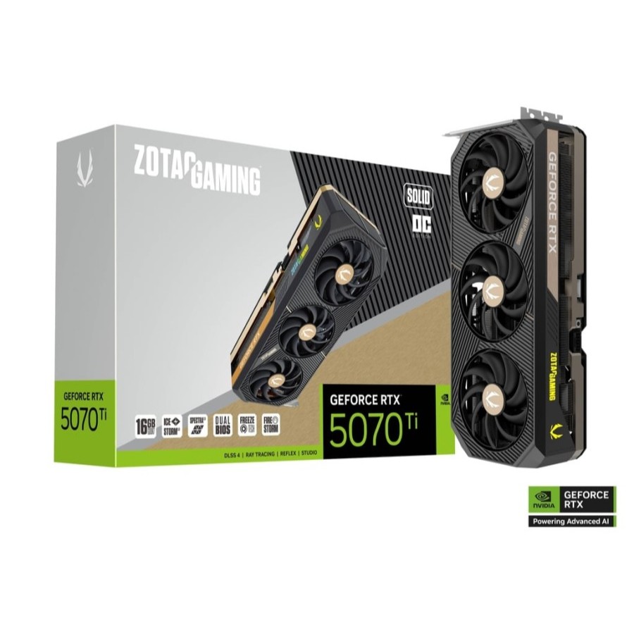ZOTAC GAMING GeForce RTX 5070 Ti 16GB SOLID OC