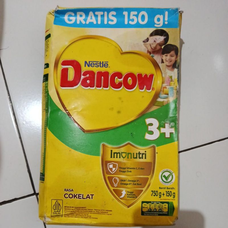 

Dancow 3+ Rasa Cokelat 750+150gr MINUS