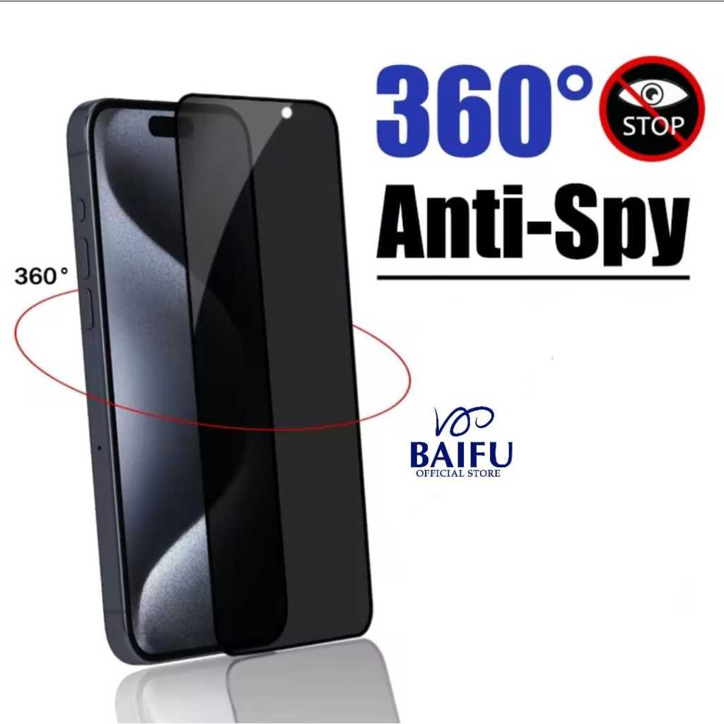 Tempered Glass SPY 360 Antigores Iphone 16E