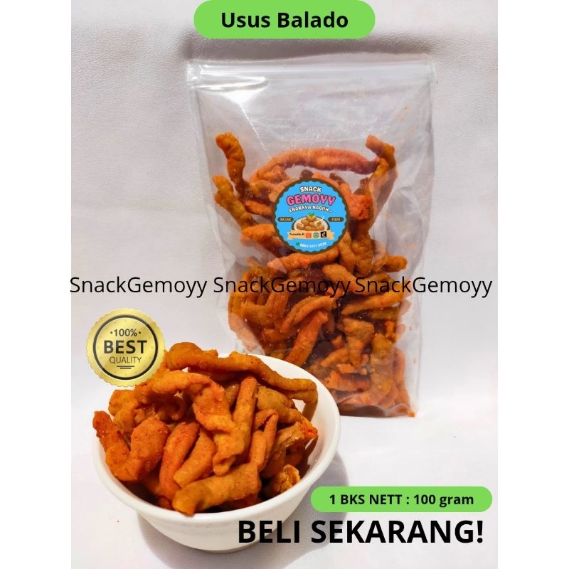 

Snack Gemoyy - USUS BALADO KRISPI 1 BAL 2 kg