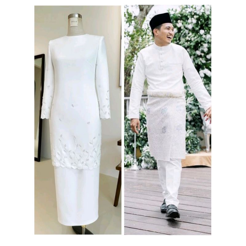sepasang baju kurung sepasang baju Melayu sepasang baju Malaysia baju akad baju akad nikah baju akad