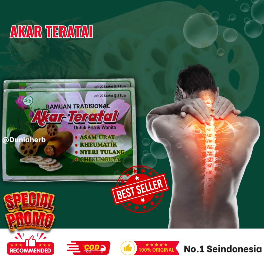 

Akar Teratai Kapsul Original Asam Urat