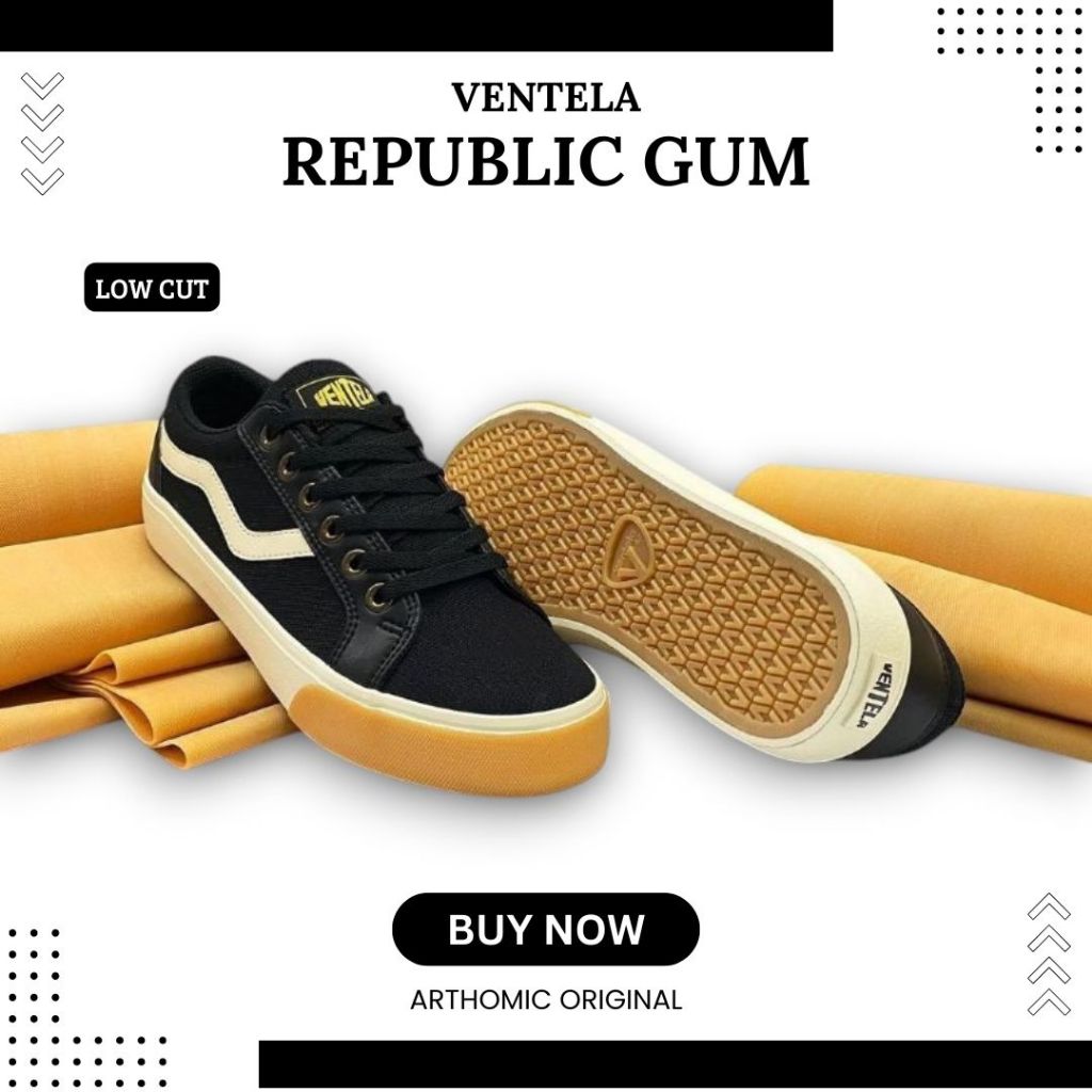 Ventela Republic Black Gum Low Original