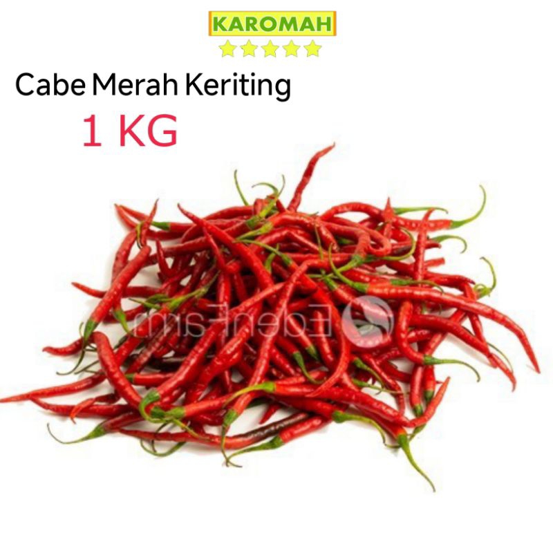 Cabai merah keriting = 1 KG